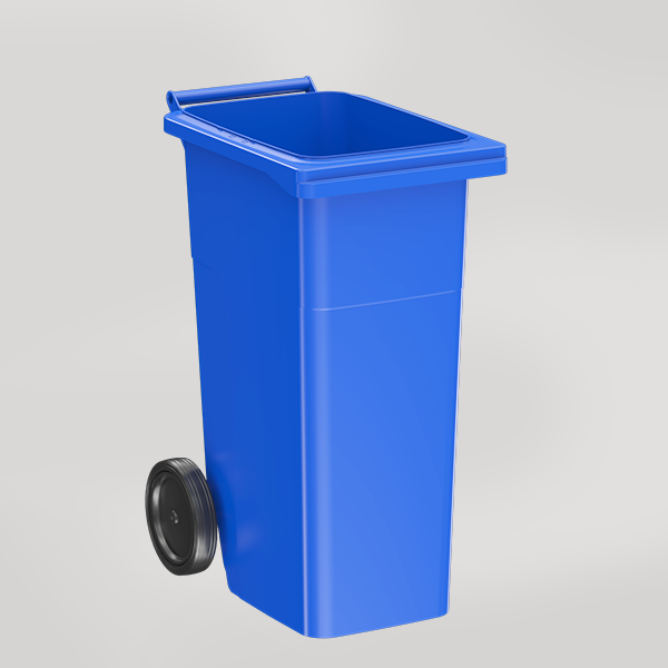 Avfallskärl 190 liter, blå