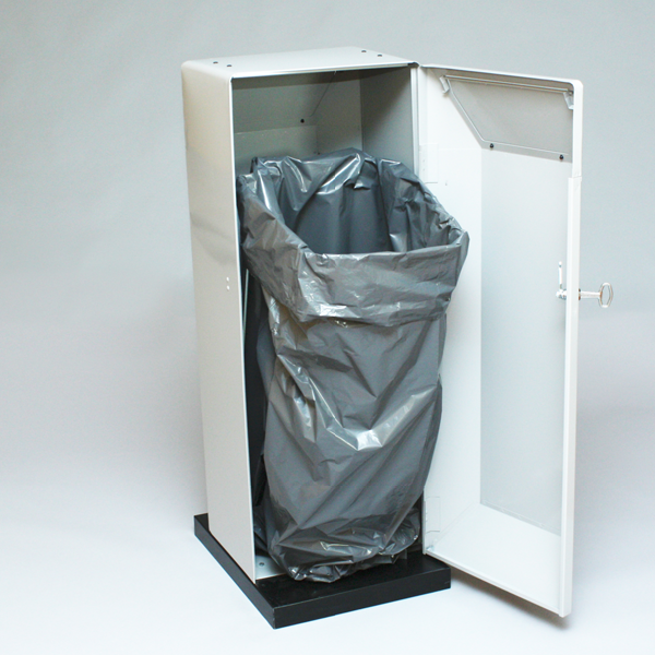 Papperskorg San Set 125 liter, svart