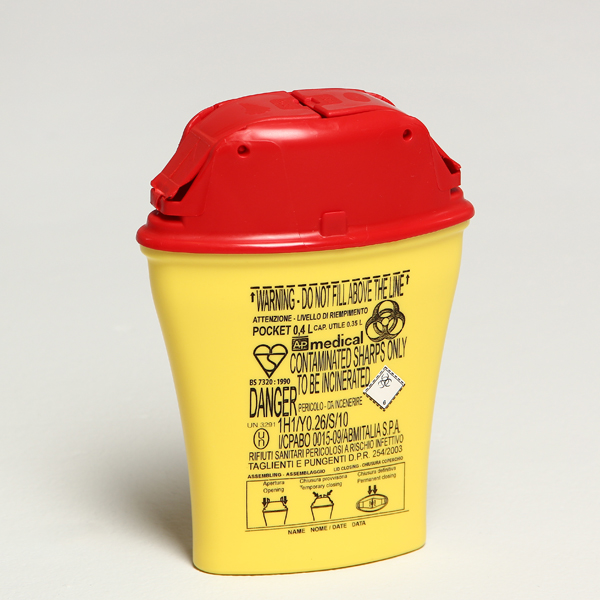 Kanylburk gul plast 0,4 liter