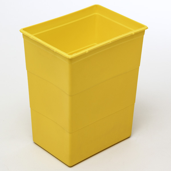 Riskavfallsbox gul 50 liter