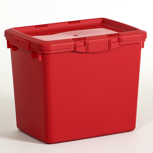 Sorteringsbox 25 liter, röd